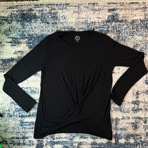Maurices 24/7 Black Long Sleeve Top